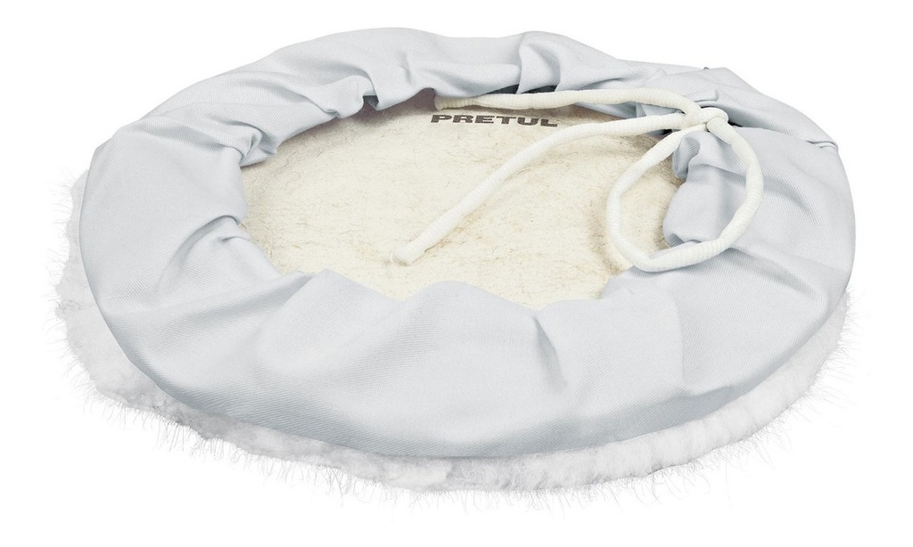 [TR-BOR-PULA-P] Borla para pulir de lana de 10' con jareta, PRETUL