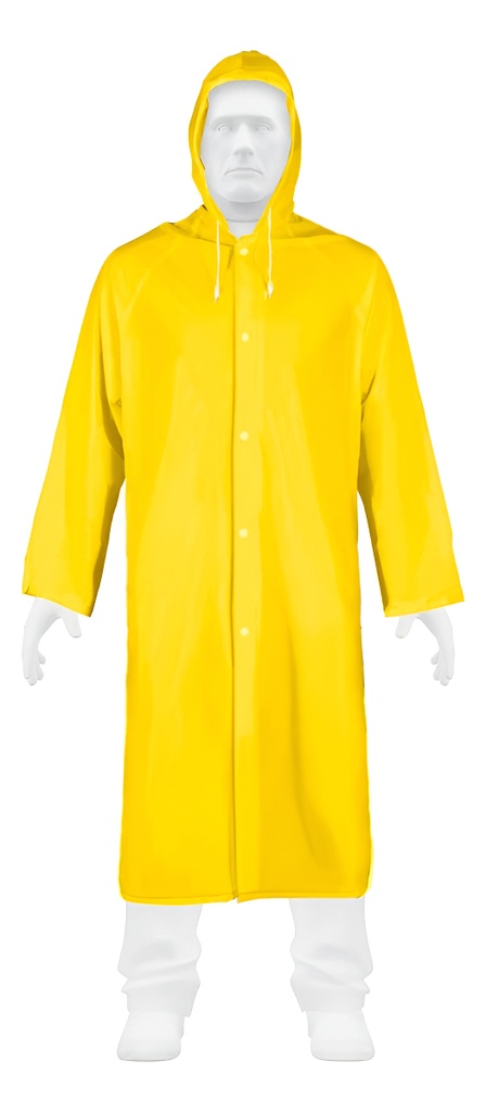 [TR-IMPER-M-P] Gabardina impermeable ligera de PVC, talla M, Pretul