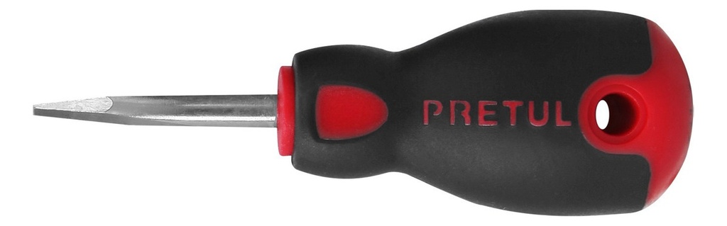 [TR-DR-1/4X1-1/2BP] Desarmador plano 1/4' x 1-1/2'mango Comfort Grip, Pretul