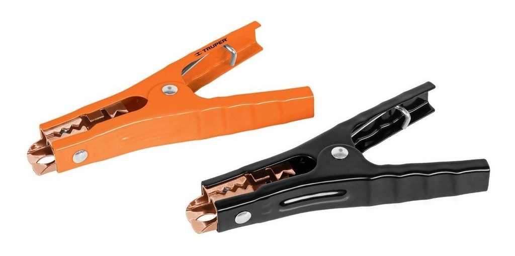 [TR-CAIMAN-T] Pinzas Caiman Para Cable Pasa Corriente 2 Pz Truper 100777