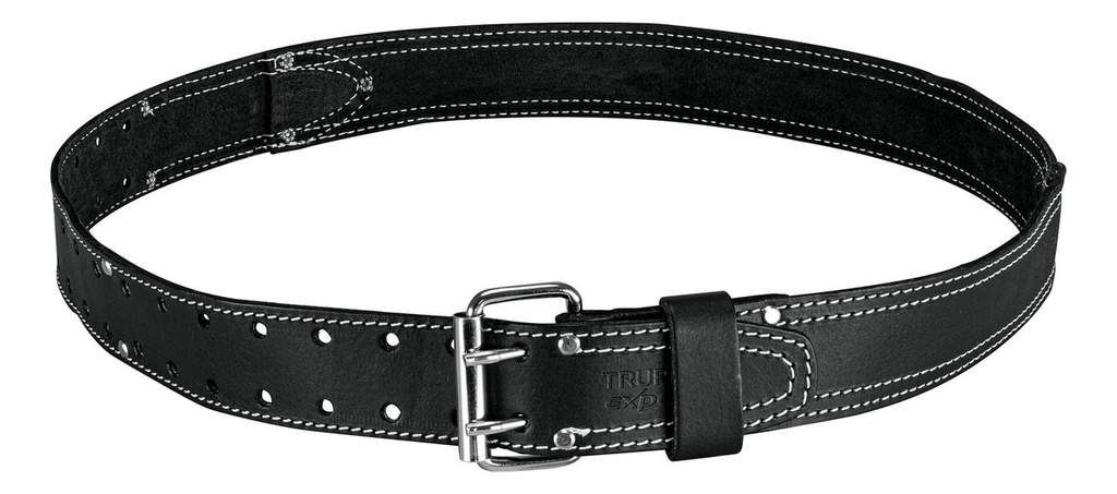 Cinturon Cuero Largo 136 X Ancho 5 Cm Truper 101789 Negro 33-49
