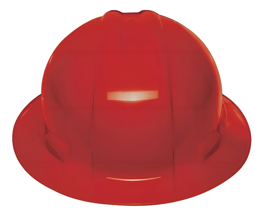 Casco De Seguridad Ala Ancha, Rojo, Truper