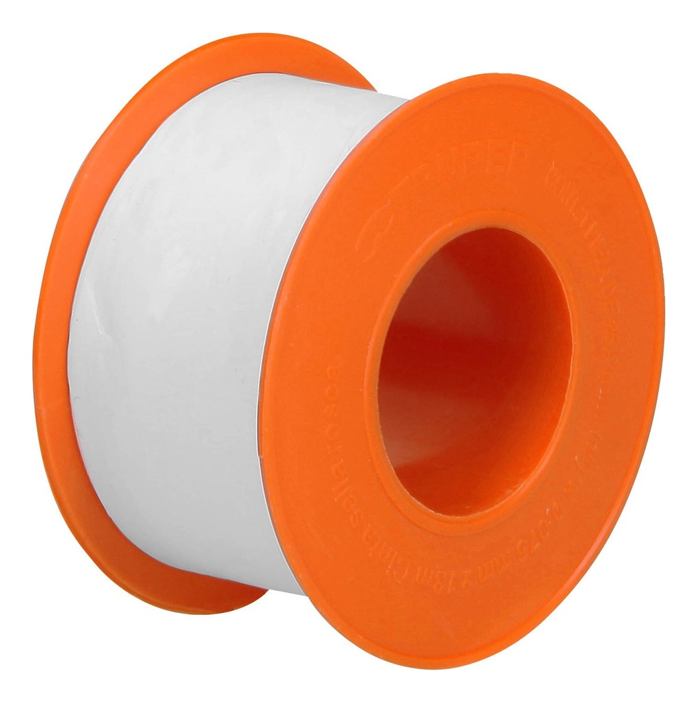[TR-CTF-1X13] Cinta Sella-roscas 1" Uso General 13m Truper 12514 Blanco