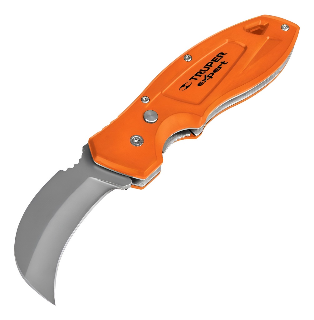 Cuchillo Abatible Para Linóleo 7  Truper 12725 Naranja