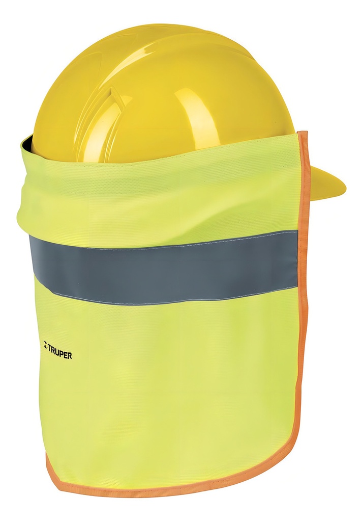 [TR-CUNU-V] Cubrenuca Para Casco Verde Con Refle. Truper 13165