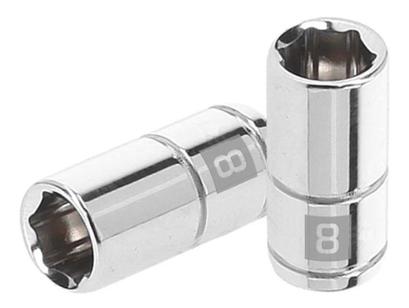 Dado 1/4' 6 Puntas Milimetrico 8 Mm Truper 13170