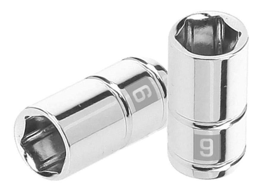 Dado 1/4' 6 Puntas Milimetrico 9 Mm Truper 13171