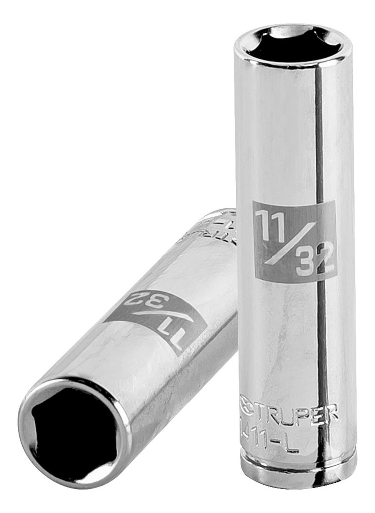 Dado 1/4' 6 Puntas Standard Largo 11/32' Truper 13185