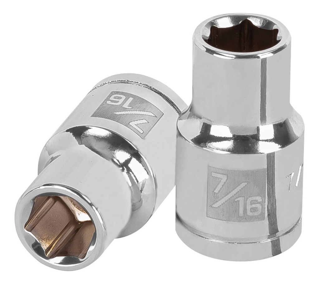 Dado 1/2" 6 Puntas Standard 7/16" Truper 13231 Color Gris
