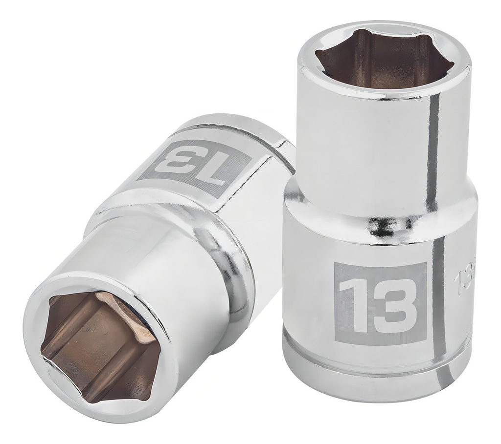 Dado 1/2' 6 Puntas Milimetrico 13 Mm Truper 13263 Color Gris Oscuro