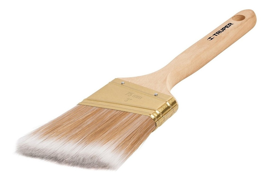 Brocha Madera Corte Angular 3" Truper 13341