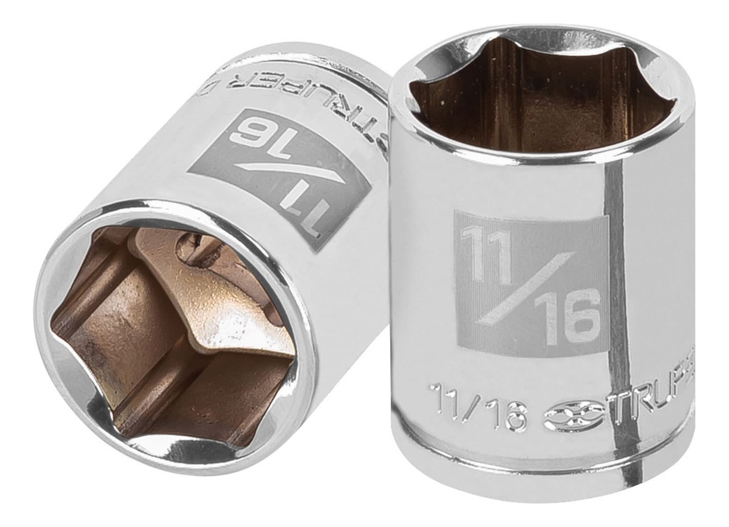 Dado 3/8' 6 Puntas Standard 11/16' Truper 13612