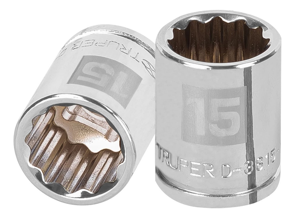 Dado 3/8" 12 Puntas Milimetrico 15 Mm Truper 13635