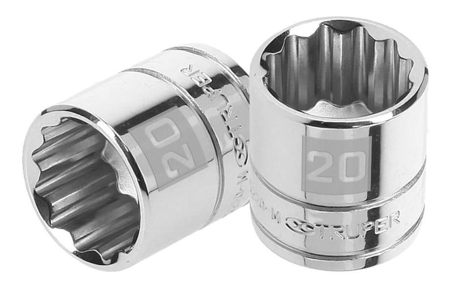 Dado 3/8" 12 Puntas Milimetrico 20 Mm Truper 13640