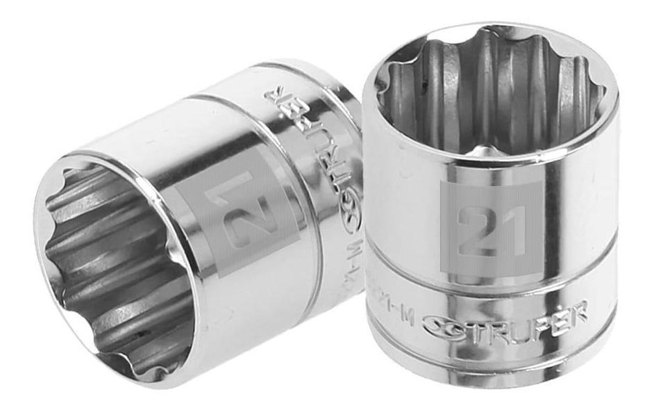 Dado 3/8' 12 Puntas Milimetrico 21 Mm Truper 13641