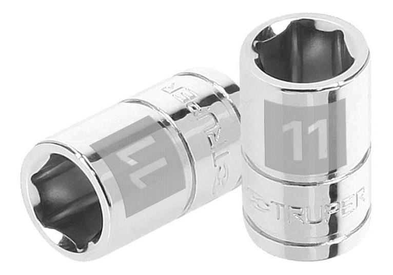 Dado 3/8" 6 Puntas Milimetrico 11 Mm Truper 13675