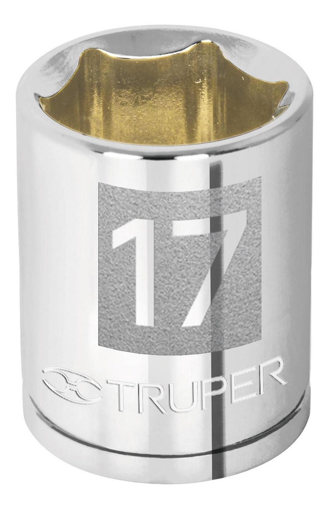 Dado 3/8' 6 Puntas Milimetrico 17 Mm Truper 13681