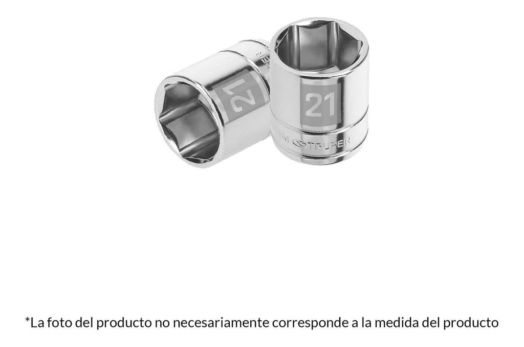 Dado 3/8" 6 Puntas Milimetrico 22 Mm Truper 13686