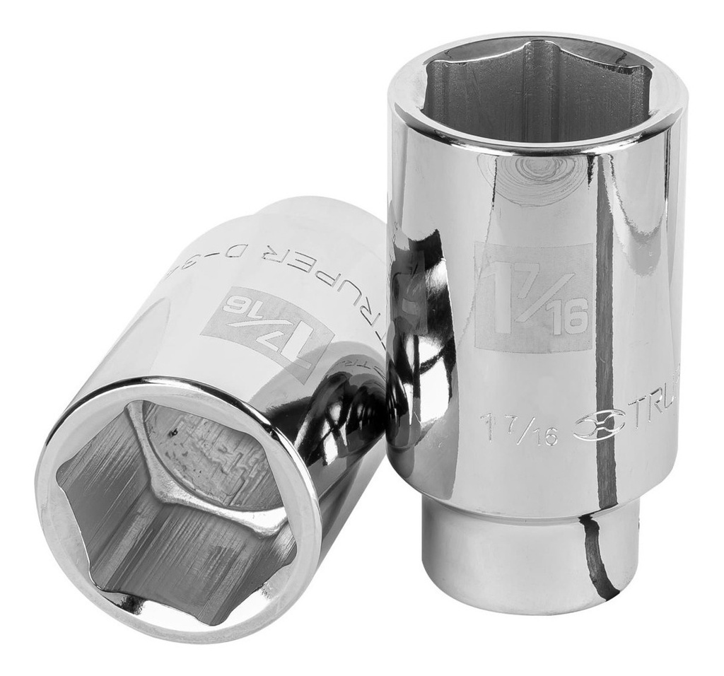[TR-D-3446-HL] Dado 3/4" 6 Puntas Standard Largo 1-7/16" Truper 13890