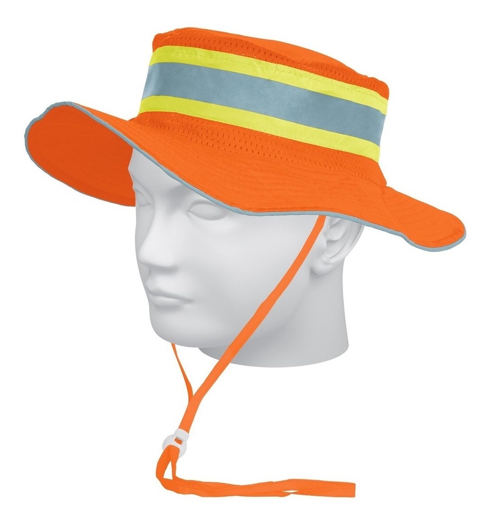 Sombrero Alta Visibilidad Color Naranja Truper 14009