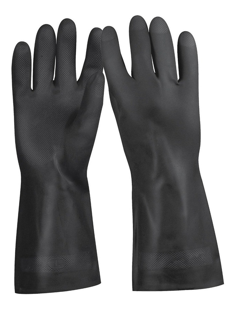 Guantes Caucho Pintor Mediano Truper 14266 Negro