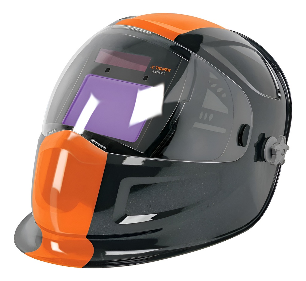 Careta Soldar Digital Industrial  Truper 14632 Negro