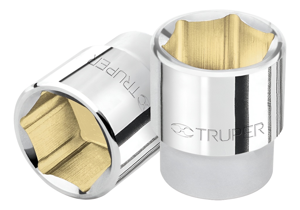 [TR-D-3427-M] Dado 3/4" 6 Puntas Milimetrico 27 Mm Truper 14975 Gris