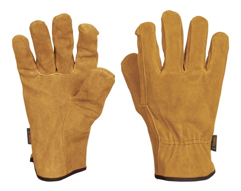 [TR-GU-245] Guantes Carnaza Uso Rudo Ajustable Chica Truper 15248