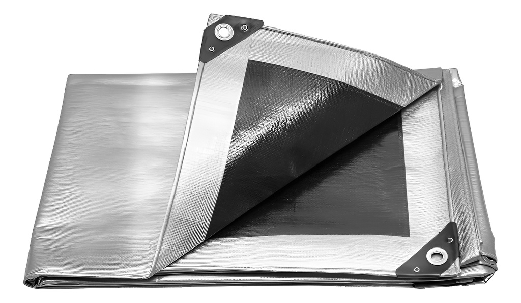 Lona Reforzada Gris 2 X 3 Mt Truper 15361