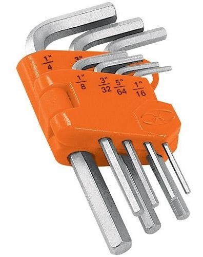 [TR-ALE-7M] Llaves Allen Mm Organizador 7 Pz Truper 15530