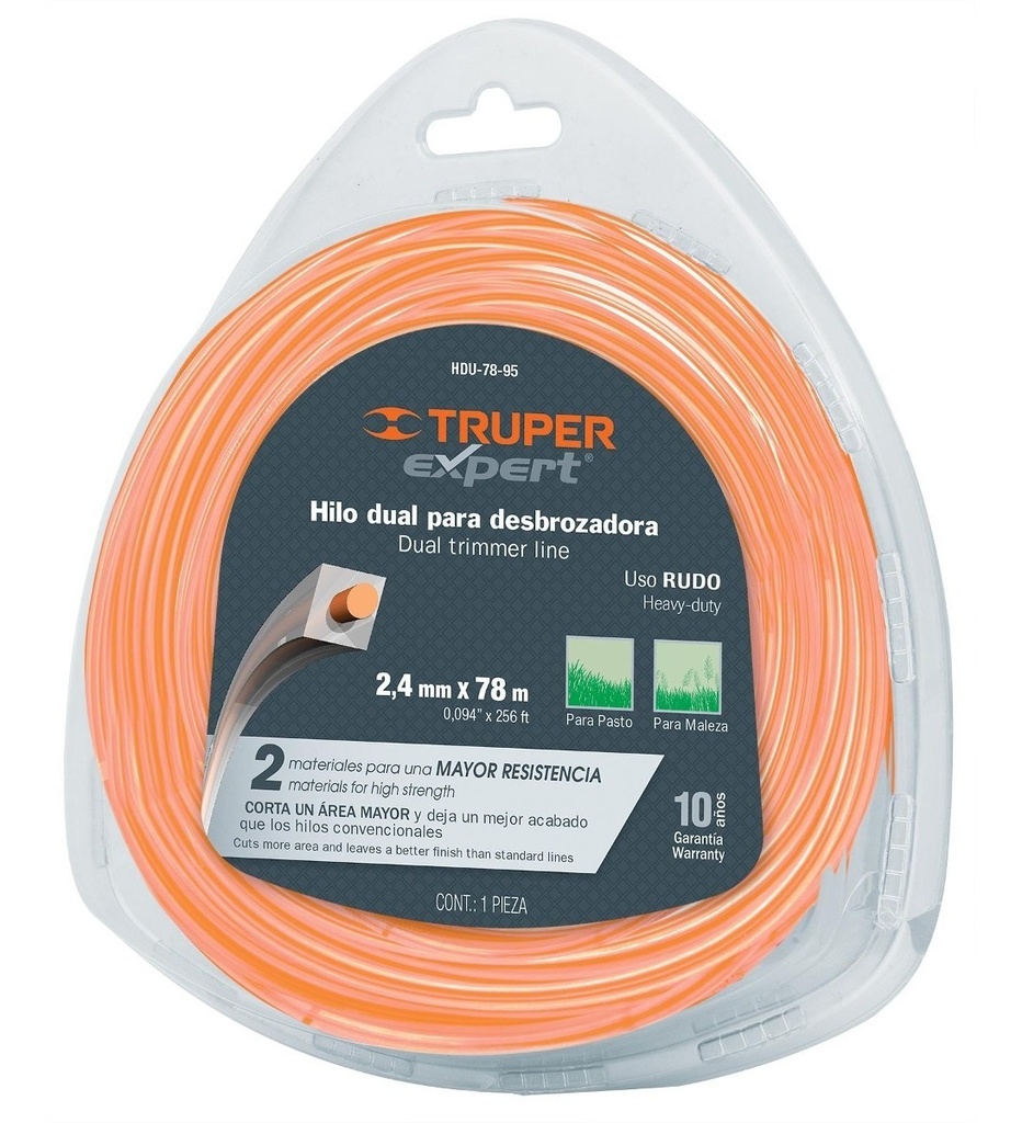Hilo Dual 2.4 Mm X 78 Mt Truper 15965