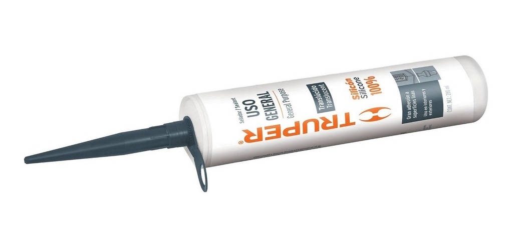 [TR-SIL-100T] Silicon Transparente 280 Ml Truper 17559