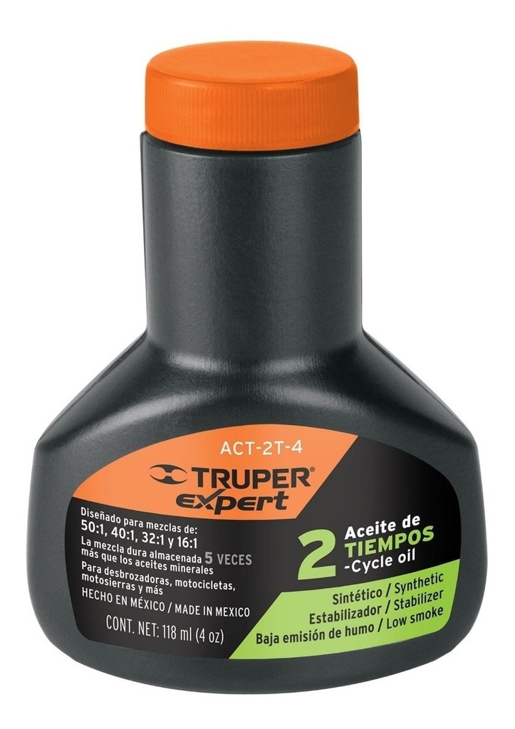 Aceite Motor Dos Tiempos 4 Oz Truper 17624