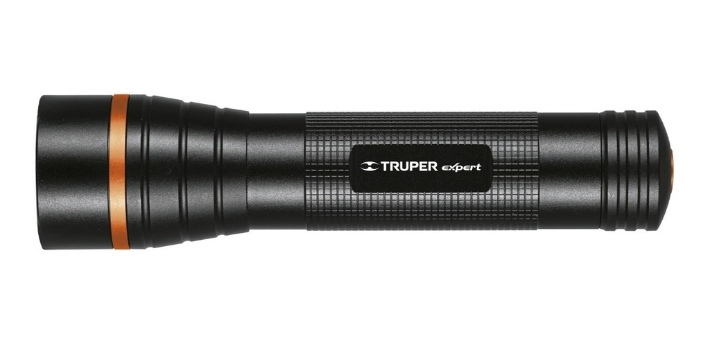 [TR-LINA-2DN] Linterna Aluminio 2d Negro Truper Expert 18813