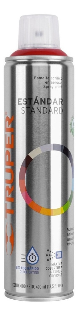 Esmalte Aerosol Rojo Truper 19040