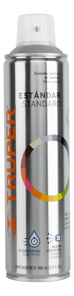 Esmalte Aerosol Gris Claro Truper 19045