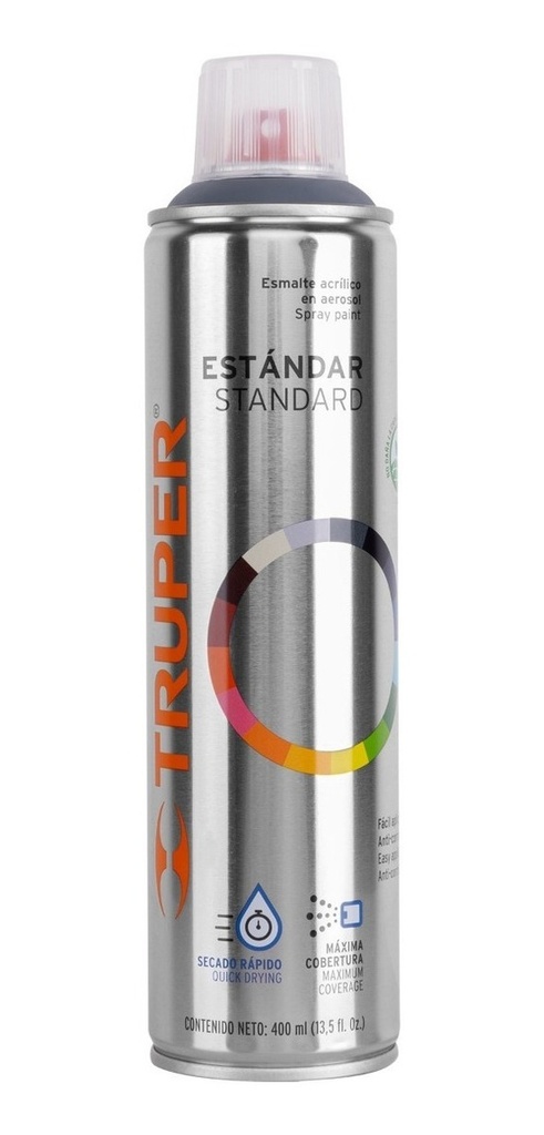 Esmalte Aerosol Gris Primario Truper 19056 Gris Primario