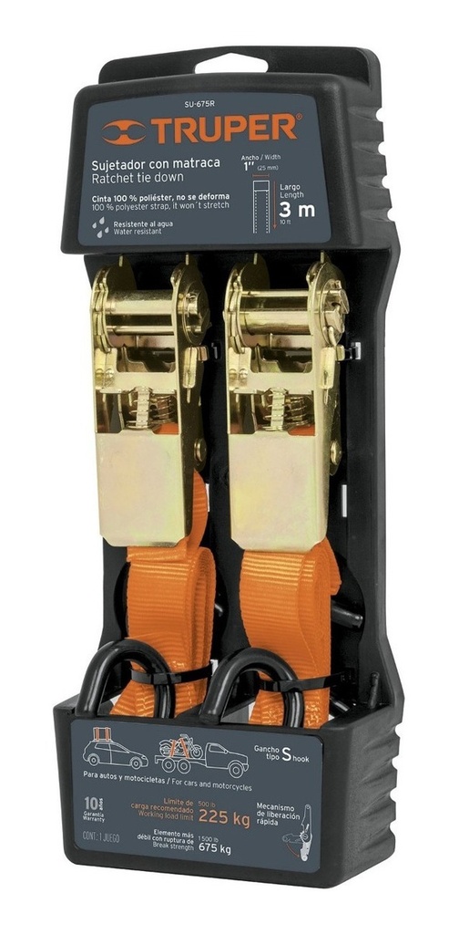 Sujetador Con Matraca 225 Kg Truper 19281