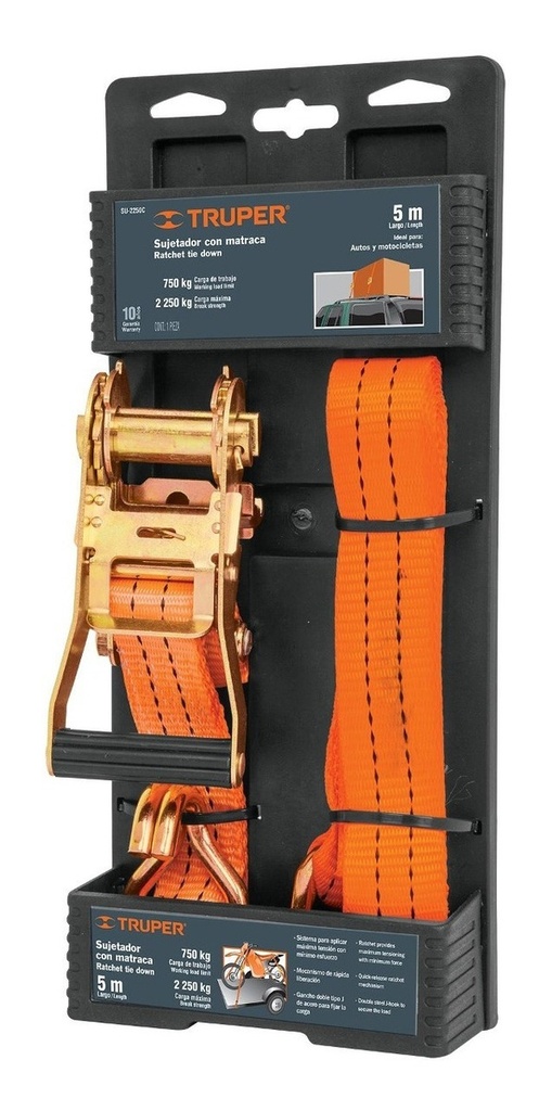 Sujetador Con Matraca 750 Kg Truper 19283
