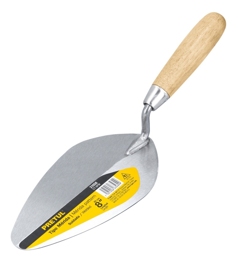 Cuchara Albañil Merida 8" Pretul 21058 Truper