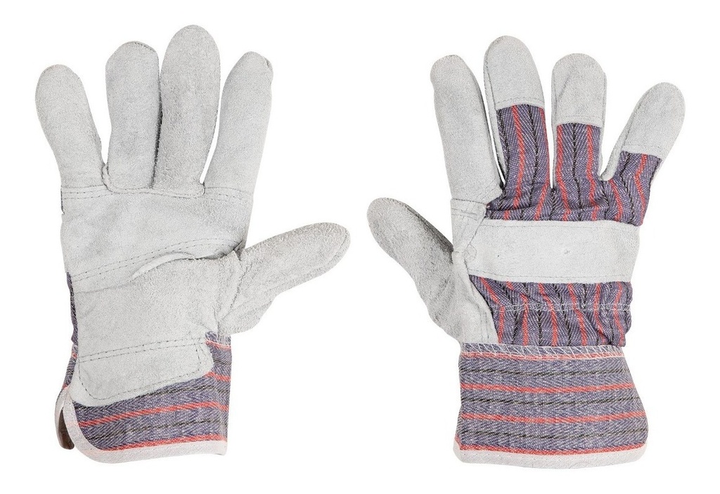 [TR-GU-235P] Guantes Carnaza/tela Uso General Truper 29976