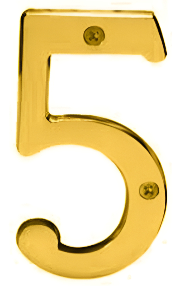 Número Chico 5 Hermex 43683 Color Dorado Truper