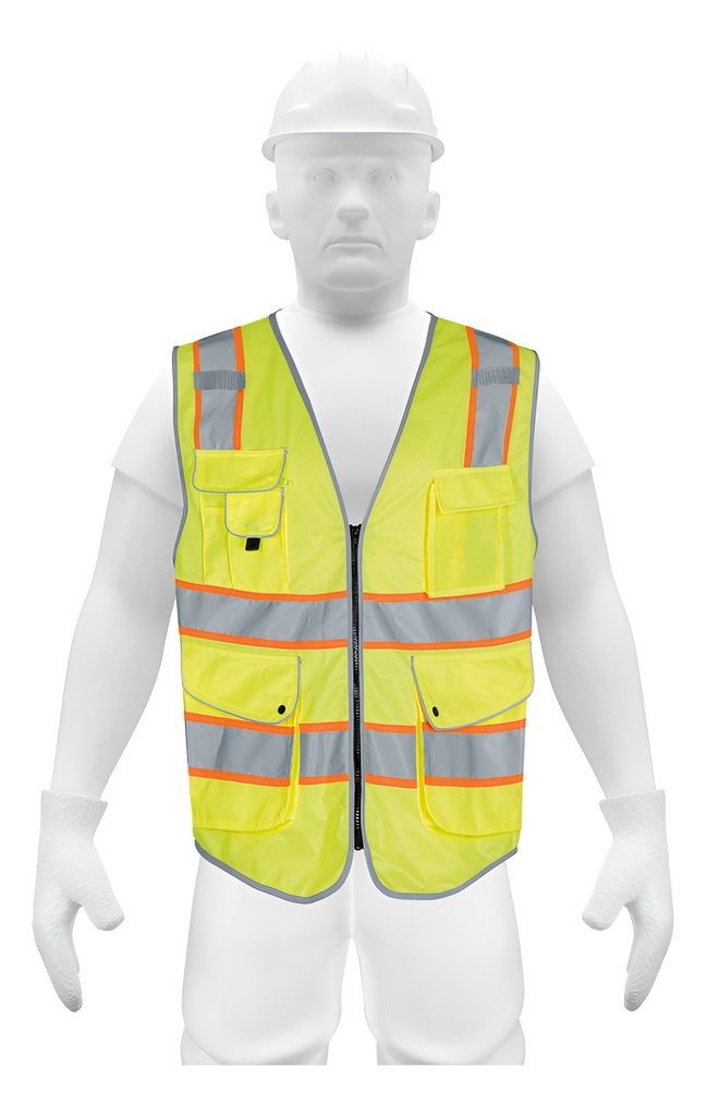 Chaleco Verde Expert Talla Grande Truper 102444 Verde G