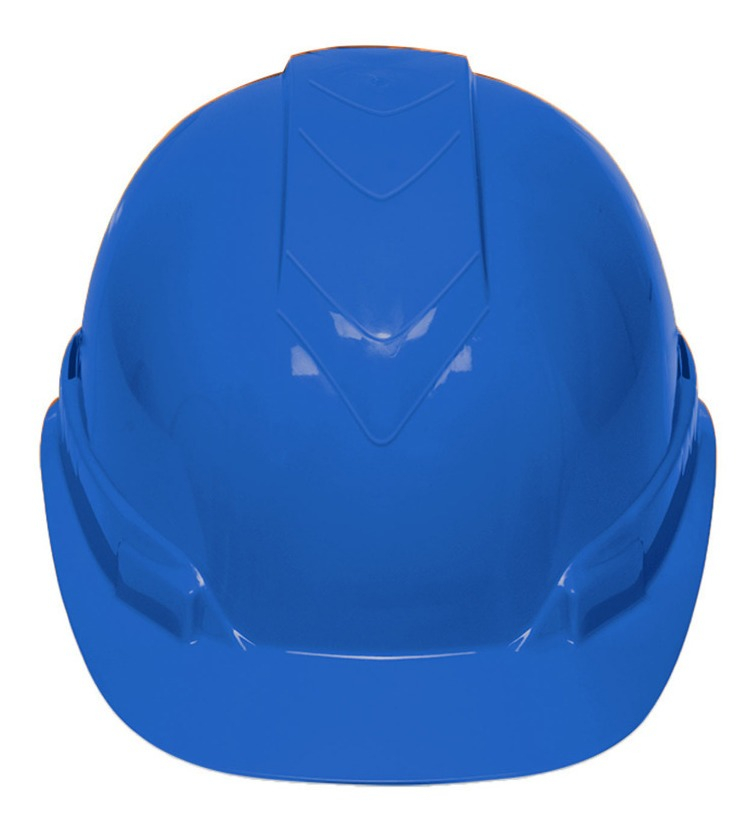 Casco De Seguridad, Ajuste De Matraca, Azul, Truper