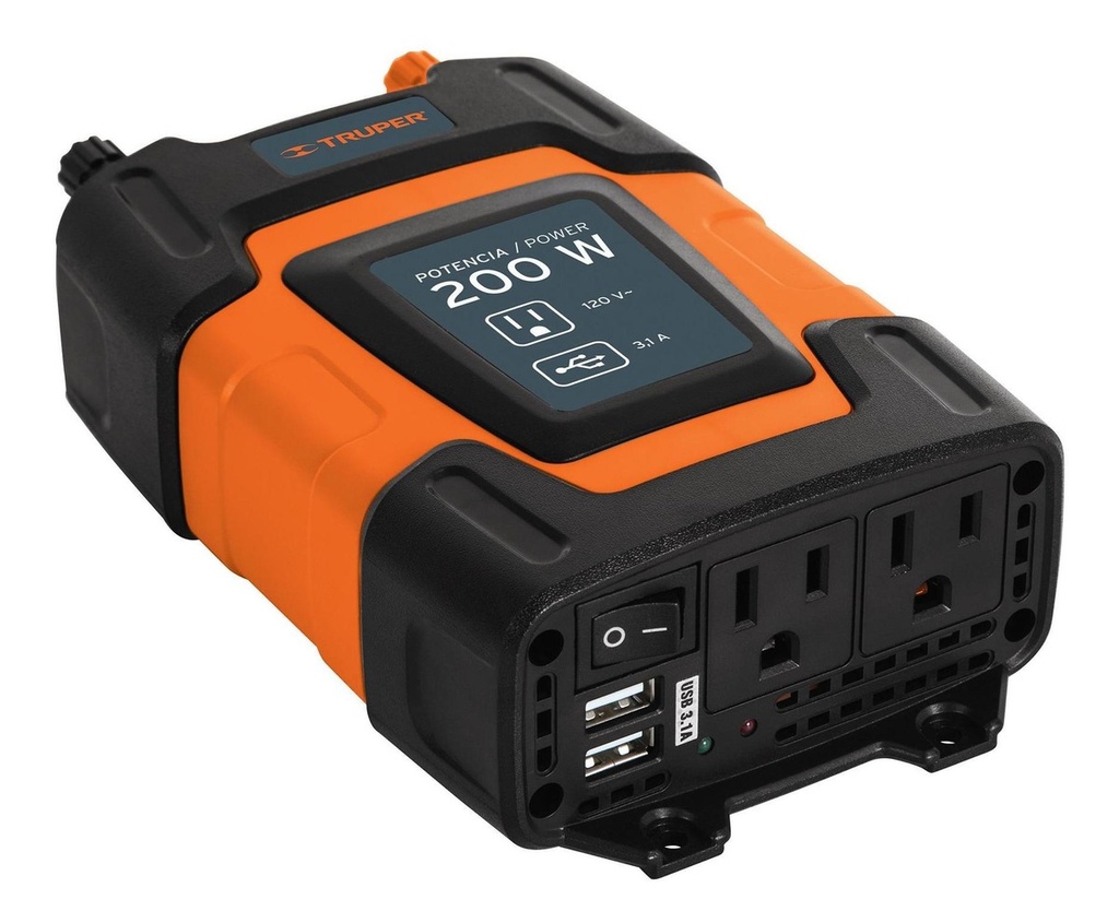 [TR-INCO-200] Inversor Corriente 200 W Truper 10448