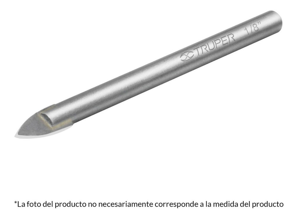 [TR-BVI-3/16] Broca Vidrio Y Azulejo 3/16" Truper 11701