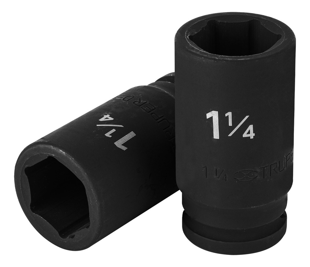 [TR-D-7520-L] Dado 3/4" 6 Puntas Impacto Largo 1-1/4" Truper 12438