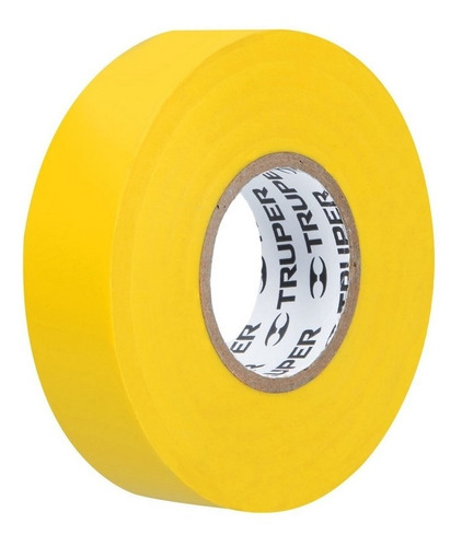 Truper 12503 Cinta De Aislar De 18 M X 19 Mm Amarilla