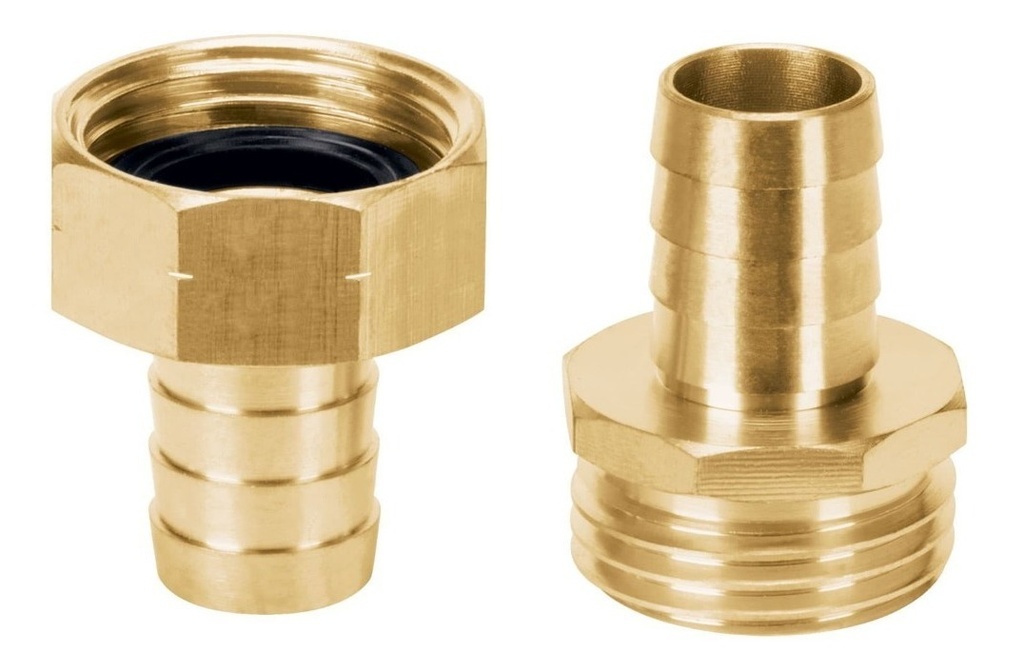 [TR-CFM-5/8B] Conexion Laton Macho/hembra 5/8" Truper 12706