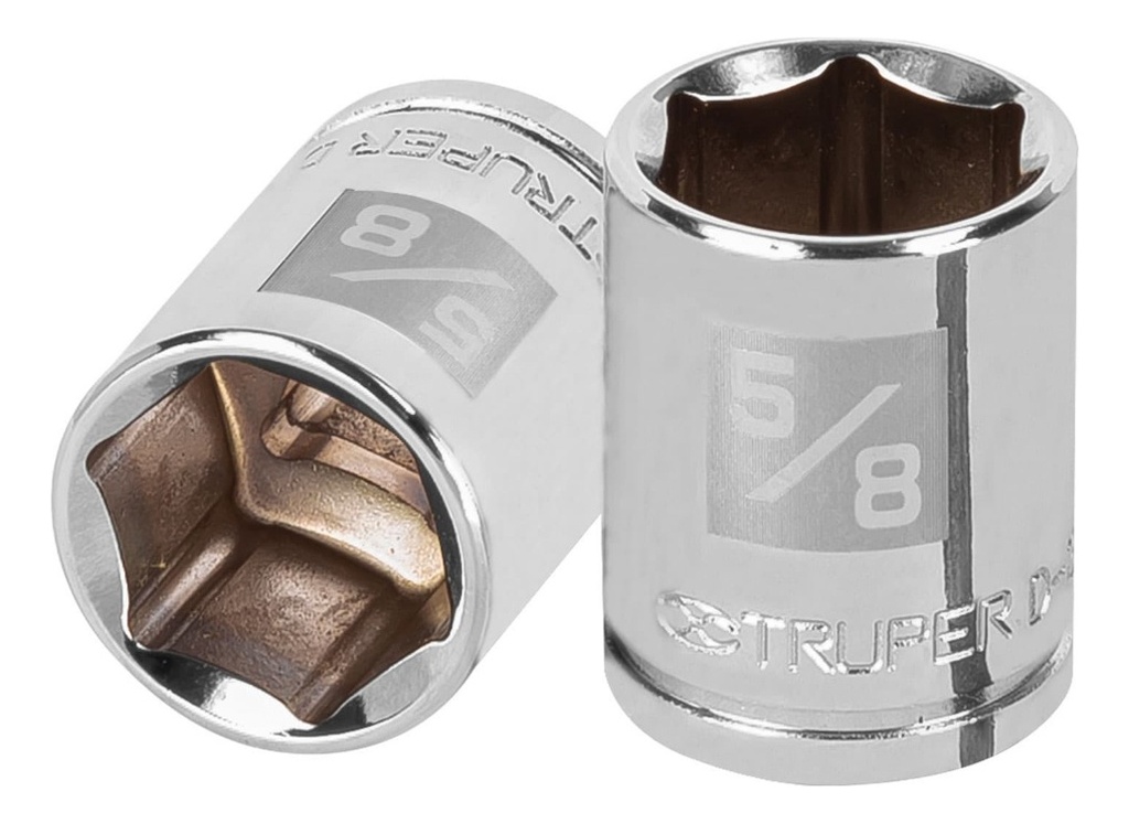 [TR-D-3820-H] Dado 3/8" 6 Puntas Standard 5/8" Truper 13611